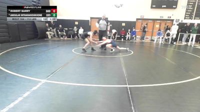 113 lbs Quarterfinal - Robert Barry, Danbury vs Anoulak Intharakounxone, East Hartford