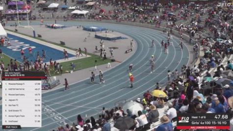 2026 AAU Junior Olympic Games - Youth Girls' 4x100m Relay, Semi-Finals 2 - Age 15-16