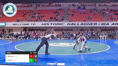 106 lbs Rr Rnd 2 - Jaxson Brown, Blackwell vs Cade Dunn, Liberty High School