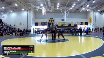 110 lbs Champ. Round 2 - Alana Brown, Lakewood vs Beautiful Williams, Akron Ellet