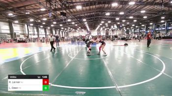 120 lbs Round Of 64 - Riley Lerner, NJ vs Lexi Dean, TN