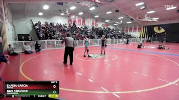 100 lbs Cons. Round 1 - Niva Strasser, Aliso Niguel vs Shadia Garcia, Perris