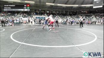 140 lbs Quarterfinal - Caleb Kennedy, Raw Wrestling Club vs Cole Hill, Team Tulsa Wrestling Club