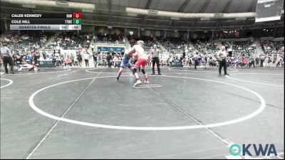 140 lbs Quarterfinal - Caleb Kennedy, Raw Wrestling Club vs Cole Hill, Team Tulsa Wrestling Club