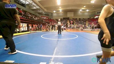 55 lbs Semifinal - Cayson Bolen, Shawnee Takedown Club vs Logan Weiher, Mcalester Youth Wrestling