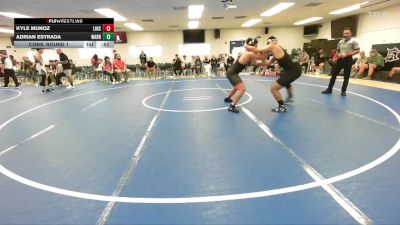 190 lbs Cons. Round 1 - Kyle Munoz, Lincoln (Stockton) vs Adrian Estrada, Warren