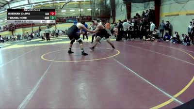 215 lbs Cons. Round 1 - Daniel Hoke, Graham vs Jeremiah Chavis, Lake Gibson