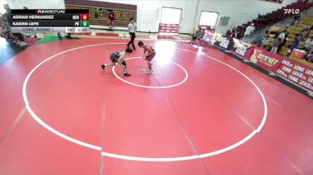 132 lbs Cons. Round 1 - Kaiden Lepe, Pounders WC vs Adrian Hernandez, Canyon Springs