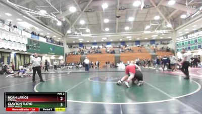 285 lbs Semifinal - Clayton Floyd, Green Valley vs Noah Larios, Imperial