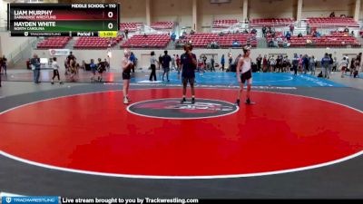 110 lbs Round 2 - Liam Murphy, Darkhorse Wrestling vs Hayden White, North Carolina