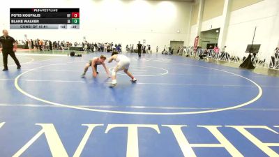 126 lbs Consi Of 16 #1 - Fotis Koufalis, NY vs Blake Walker, DE