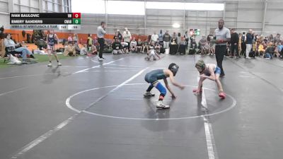 60 lbs Semis & 1st Wrestleback (8 Team) - Ivan Baulovic, Valor Wrestling vs Emery Sanders, Contenders WA Blue