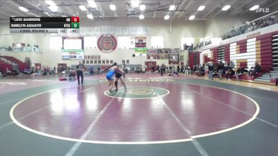 155 lbs Cons. Round 4 - Emelyn Aguayo, Nyssa vs Lexi Sanders, Rocky Mountain