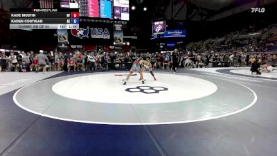 126 lbs Champ. Rd Of 64 - Kade Mustin, NY vs Kaden Costigan, AK