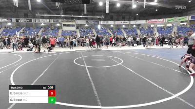 65 lbs Quarterfinal - Edgar Garcia, Colorado Outlaws vs Sadie Sweat, Kalispell WC