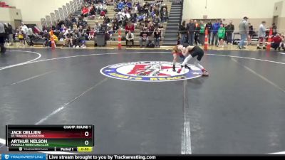 65 lbs Champ. Round 1 - Jack Oellien, St. Francis Gladiators vs Arthur Nelson, Pinnacle Wrestling Club