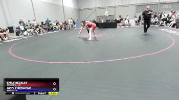 125 lbs Round 1 (8 Team) - Emily Beckley, Oklahoma vs Nicole Redmond, Kansas