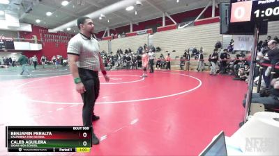 122 lbs Cons. Round 5 - Caleb Aguilera, Ukiah High School vs Benjamin Peralta, California High School