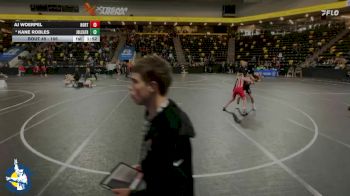 106 lbs Champ. Round 1 - AJ Woerpel, Hortonville vs Kane Robles, Joliet (Catholic Academy)