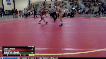 141 lbs Champ. Round 1 - Josh Loredo, UNATTACHED vs Christian Keller, Nebraska Weslyn University