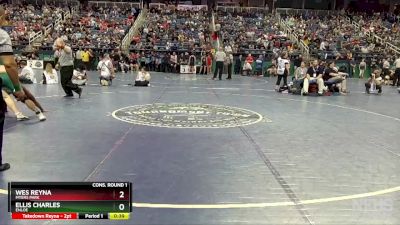 4A 144 lbs Cons. Round 1 - Ellis Charles, Enloe vs Wes Reyna, Myers Park