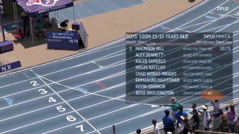 Youth Boys' 100m, Semi-Finals 2 - Age 15-16