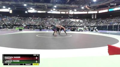 190 lbs Cons. Round 2 - Mustafa Yasser, Centennial vs Landon Moore, Post Falls