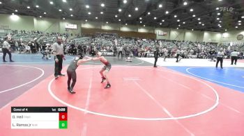 86 lbs Consi Of 4 - David Heil, Truckee WC vs Luis Ramos Jr, Run To Danger