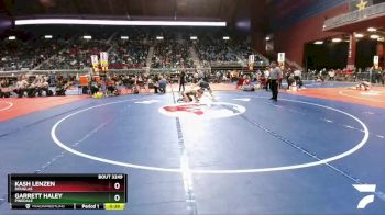 3A-145 lbs Cons. Round 2 - Garrett Haley, Pinedale vs Kash Lenzen, Douglas