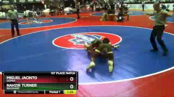 3 lbs 1st Place Match - Miguel Jacinto, Gilmer vs Nahzir Turner, Rockmart