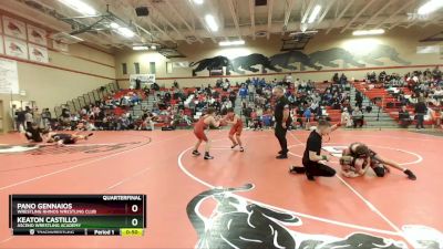 135 lbs Quarterfinal - Pano Gennaios, Wrestling Rhinos Wrestling Club vs Keaton Castillo, Ascend Wrestling Academy