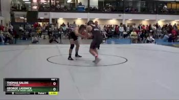 184 lbs Champ. Round 1 - Thomas Salois, Alma College vs George Lassnick, University Of Mount Union