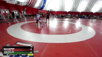 145 lbs Round 1 (6 Team) - Tabytha Lee, Team Blue vs Ella Cooper, Team Yellow