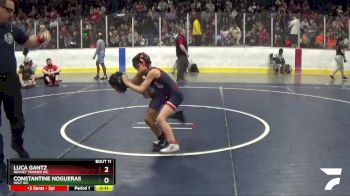 58 lbs Cons. Round 5 - Luca Gantz, Rocket Trained WC vs Constantine Nogueras, Holt WC