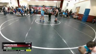 285 lbs Champ. Round 2 - Ben Niedo, Wyoming Indian vs Landon Haluzak, Thunder Basin High School