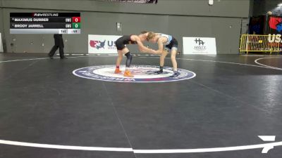 Schoolboys - 88 lbs Cons. Semis - Maximus Durrer, Oakdale Wrestling Club vs Brody Jarrell, Granite Wrestling Club