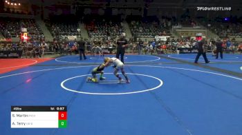 49 lbs Consolation - Samuel Martin, Team Punisher (TX) vs Ashtin Terry, Nebraska Boyz