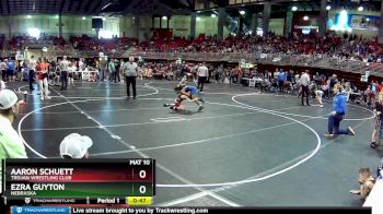 85 lbs Champ. Round 2 - Aaron Schuett, Trojan Wrestling Club vs Ezra Guyton, Nebraska