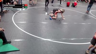 120 lbs 5th Place Match - Reggie Haggard, Idaho vs Jaxon Davies, Bulldog Wrestling Club