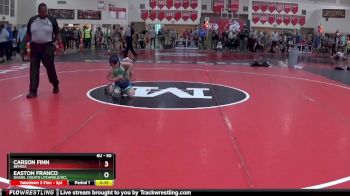 50 lbs Cons. Semi - Easton Franco, Dassel Cokato Litchfield/DCL vs Carson Finn, Bemidji