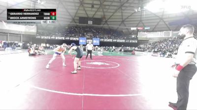 Boys 1B/2B 132 1st Place Match - Gerardo Hernandez, Tonasket vs Brock Armstrong, Goldendale