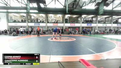 218-275 lbs Round 1 - Cooper Kemnitz, Trevian Wrestling Club vs Cuauhtemoc Albarado, Bishop Noll