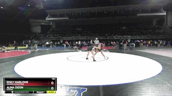 115 lbs Cons. Round 1 - Alina Dizon, Pitman vs Emily Marlowe, Lincoln (Stockton)