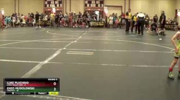 60 lbs Round 5 (6 Team) - Enzo Musiolowski, Triumph vs Luke Pluchino, Steel Valley Red