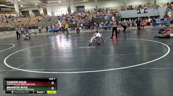 115 lbs Quarterfinal - CANNON HAUN, Higher Calling Wrestling Club vs Brandon Buck, Nashville Catholic Wrestling