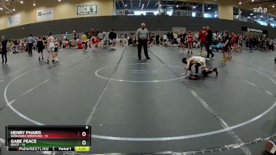 72 lbs Round 4 (6 Team) - Henry Pharis, Warhawks Wrestling vs Gabe Peace, Quest