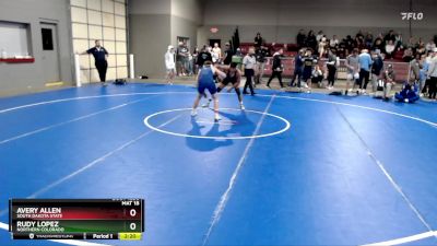 149 lbs Quarterfinal - Avery Allen, South Dakota State vs Rudy Lopez, Northern Colorado