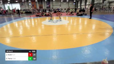 100 lbs Rr Rnd 2 - Jordan Kadir, Elite NJ Elem Squad vs Dustin Peno, East Coast Beach Boys