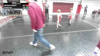 46 lbs Rr Rnd 1 - Greyson Summitt, Wolfpak Wrestling vs Kolter Gay, Blackwell Wrestling Club