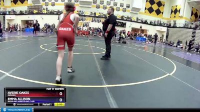 90 lbs Round 2 - Averie Oakes, Indiana vs Emma Allison, Highland Wrestling Club